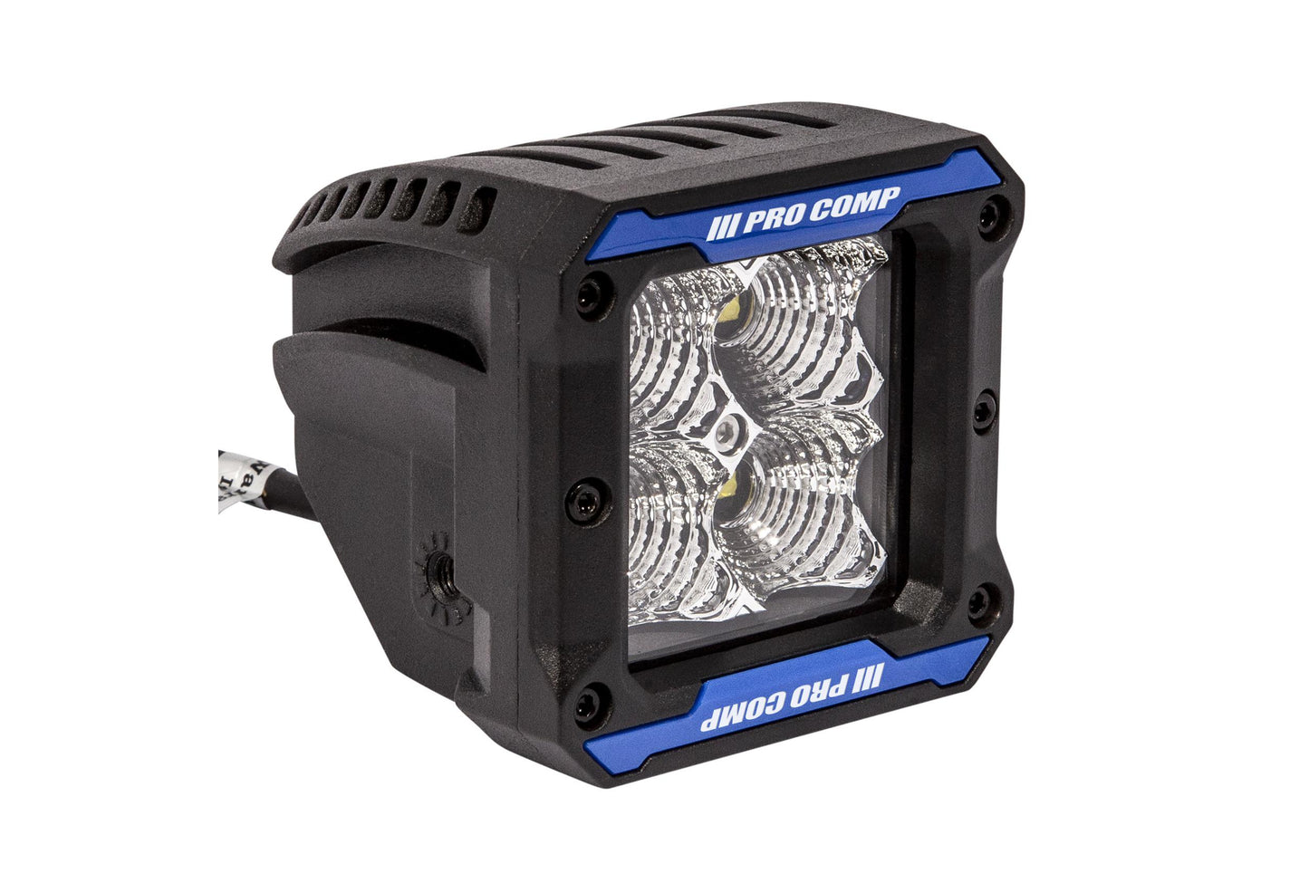 Pro Comp Generation 3 Pods, With included U-Brackets, 2x2 Square, 20W, White, Flood Beams, Universal, EXP76413P
