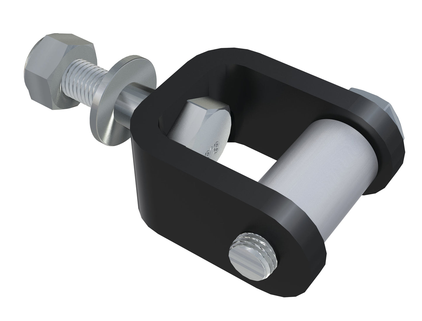 TeraFlex Jeep Wrangler TJ Upper Sway Bar Quick Disconnect Link U-Bracket, Stud & Hardware