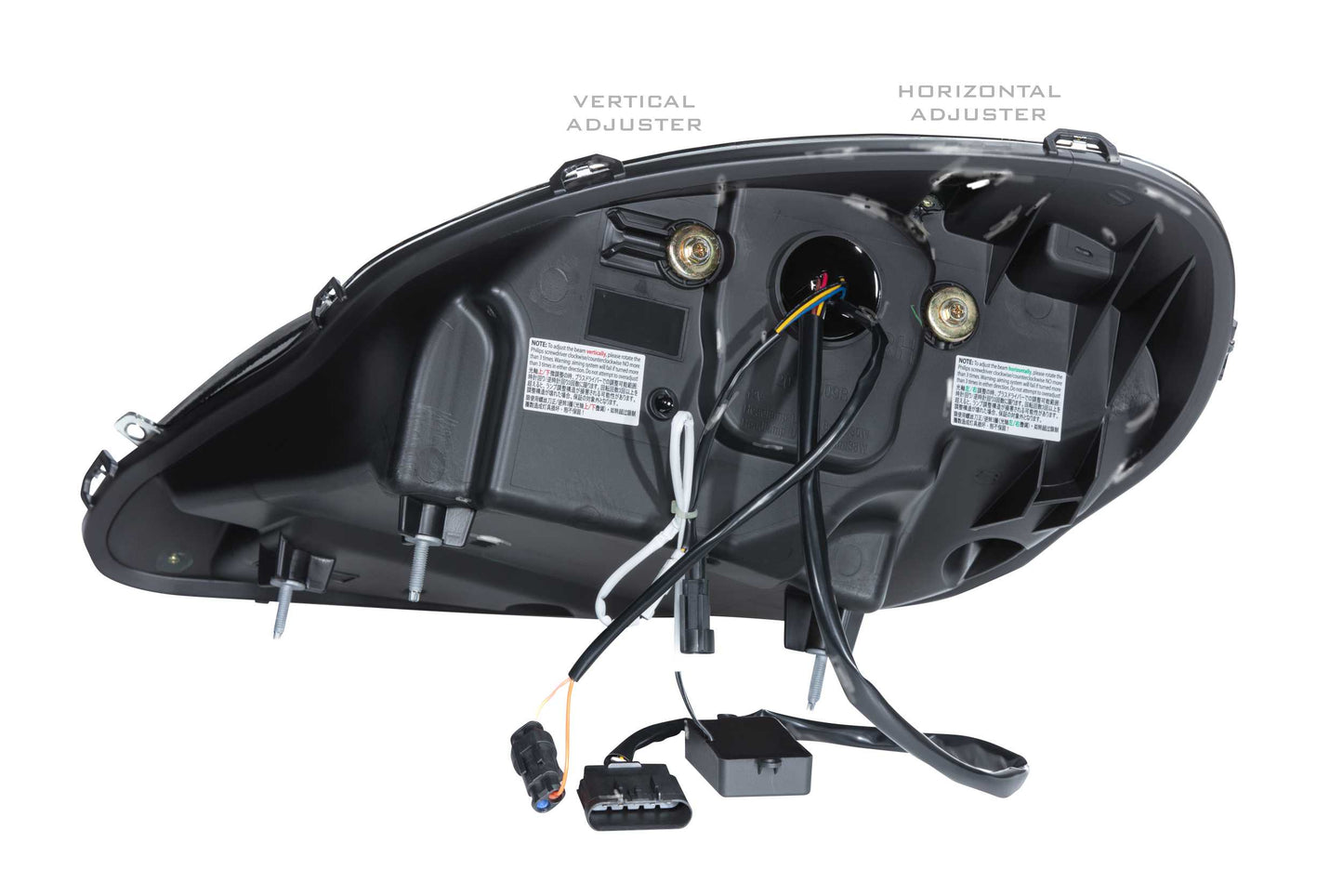 Morimoto Chevrolet Corvette C6 XB LED Headlights, 2005-2013, C7 Style, Set, LF460.2