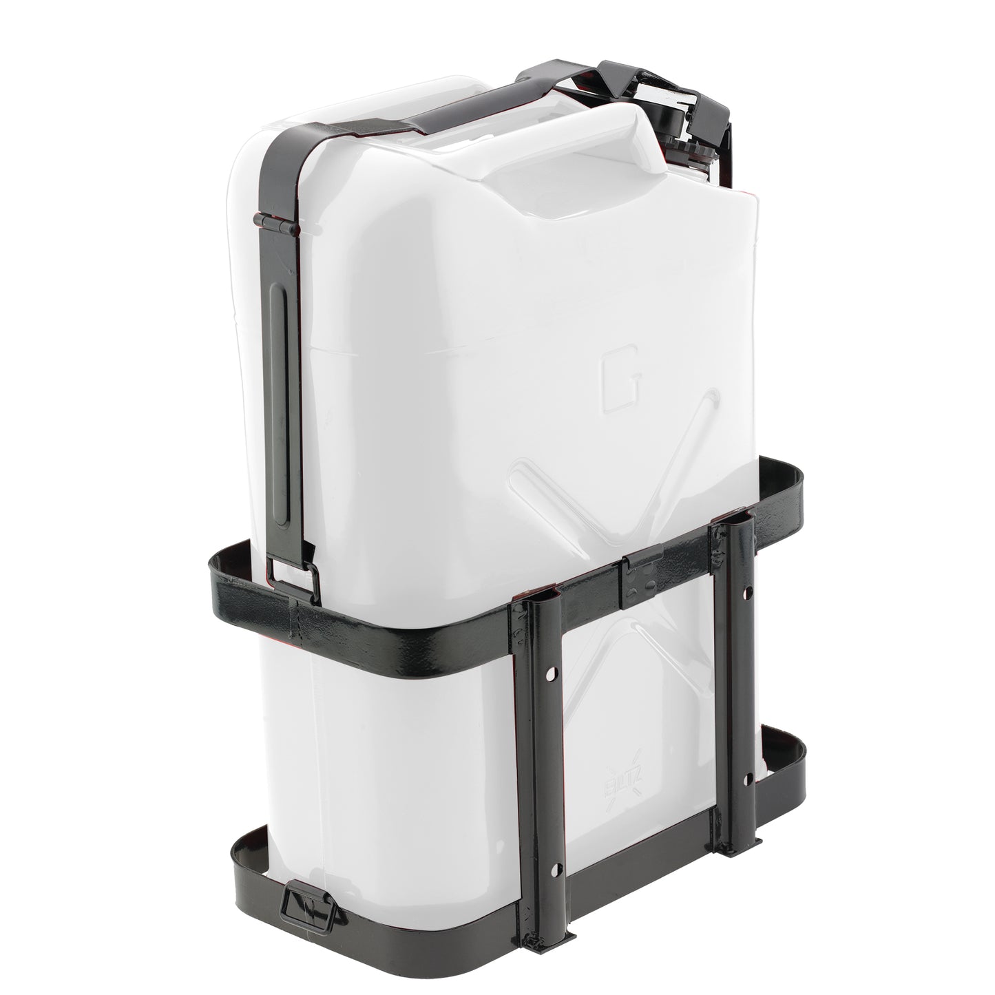 Smittybilt Universal Jerry Gas Can Holder, 2798