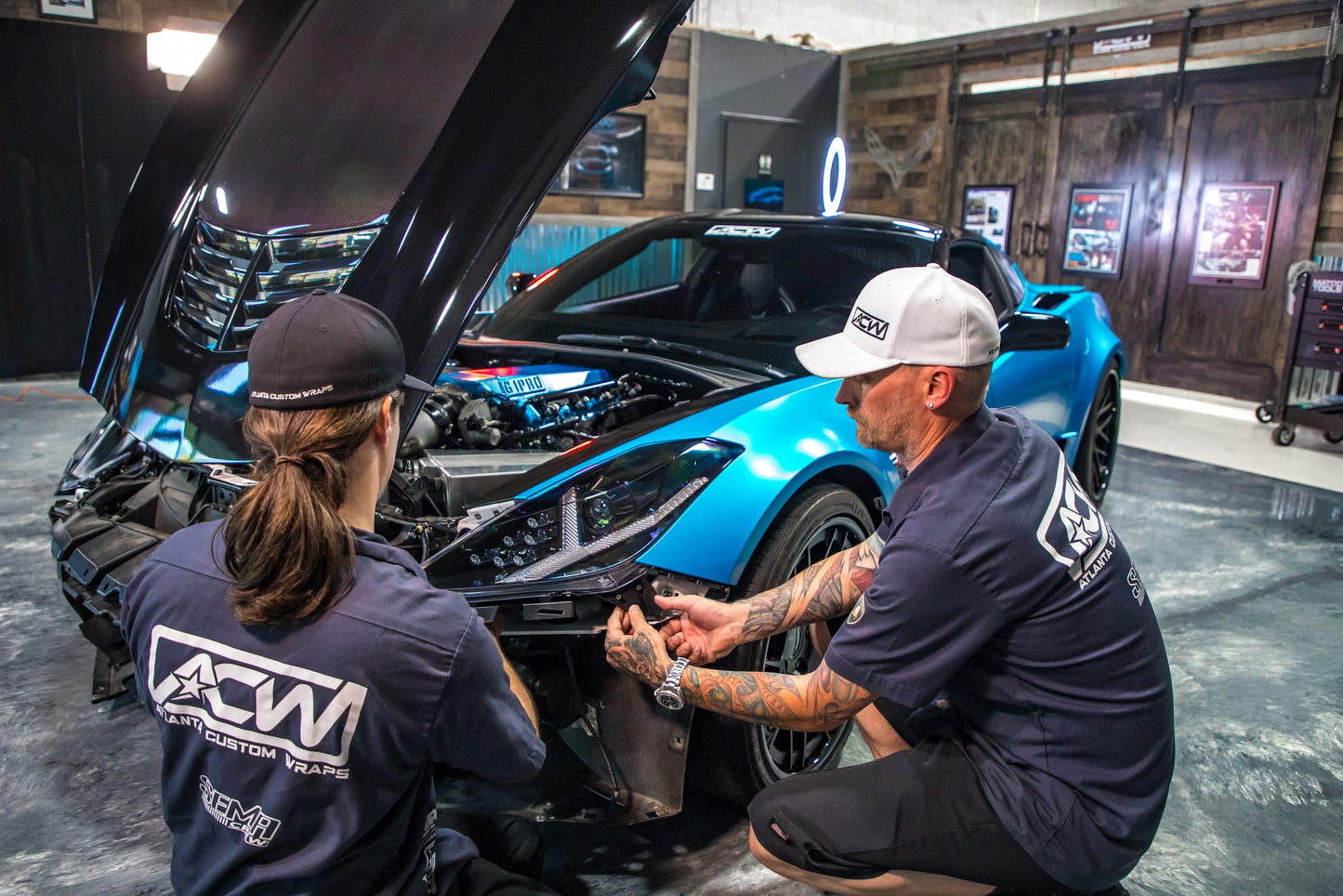 Morimoto Chevrolet Corvette C7 XB LED Headlights, 2014-2019, Pair, LF463