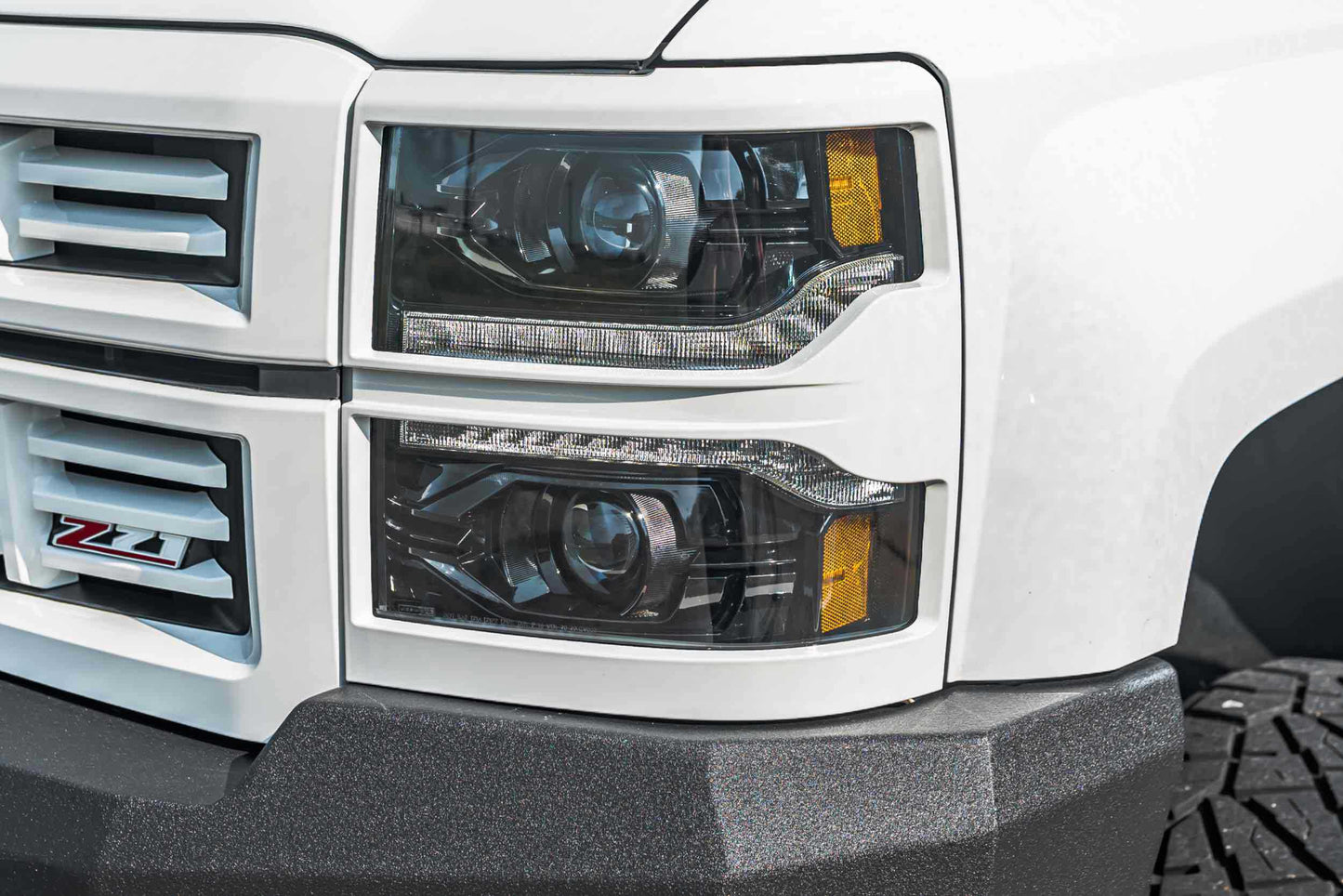 Morimoto Chevrolet Silverado 1500 XB LED Headlights, 2014-2015 Without OEM LED Turn Signals, Pair, ASM, LF543