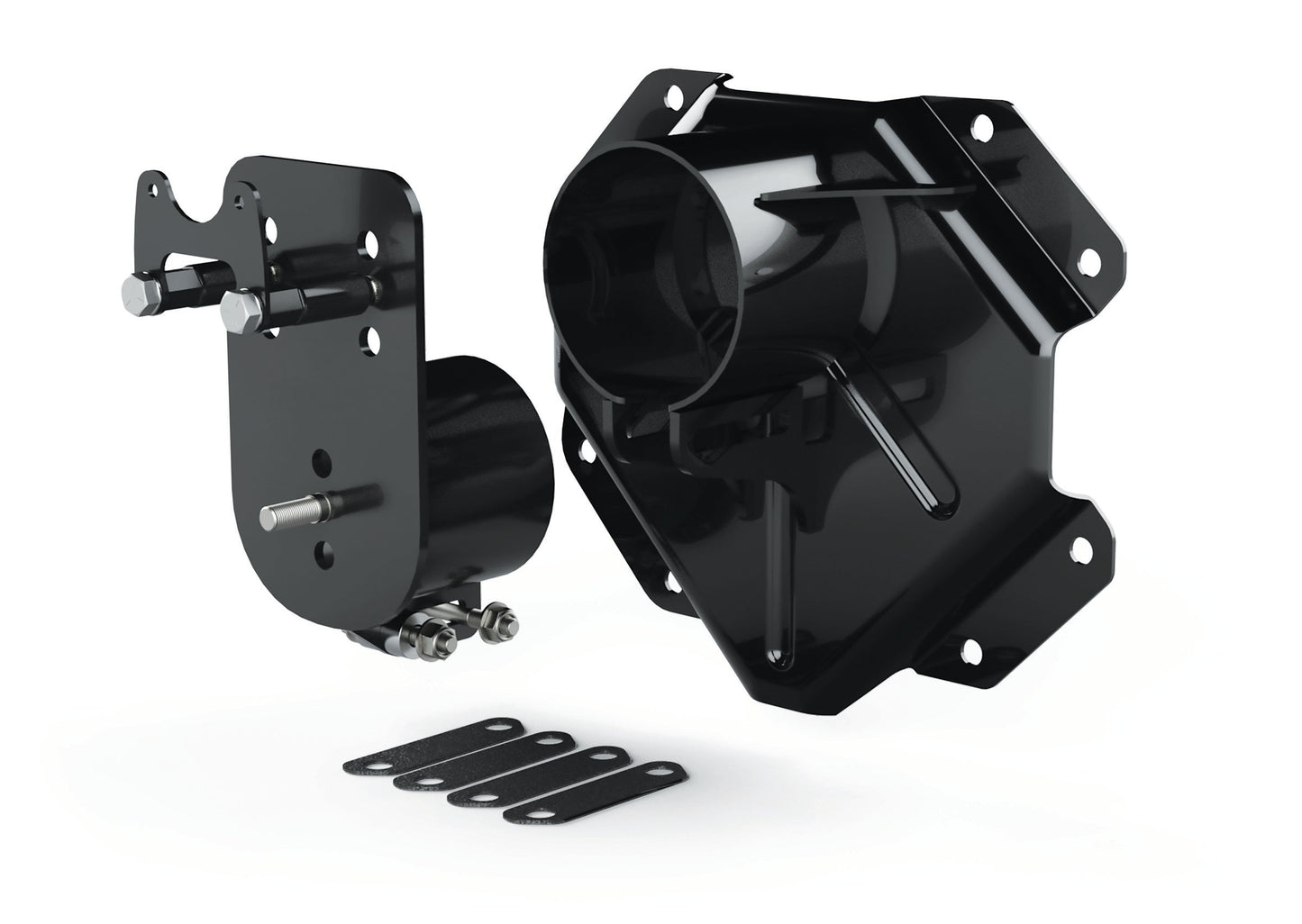 TeraFlex Jeep Wrangler JK Alpha HD Adjustable Spare Tire Mount Kit, 5x5"