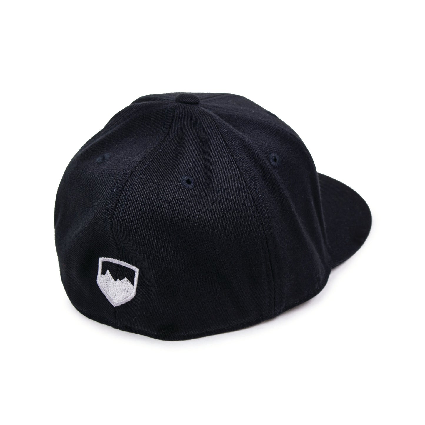 TeraFlex FlexFit Flat Visor Hat, Black/Silver, Small/Medium