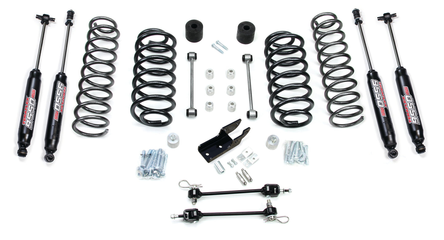 TeraFlex Jeep Wrangler TJ 3" Lift Kit With 9550 Shocks, Right Hand Drive