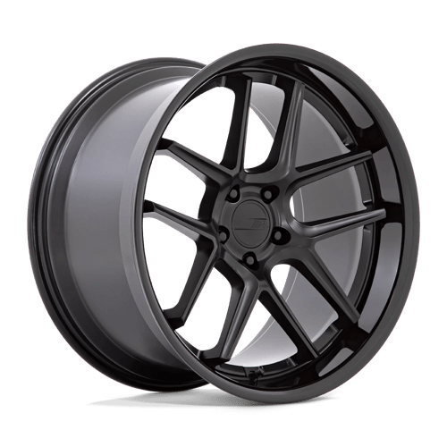 American Racing AR942 Matte Black With Gloss Black Lip Wheels
