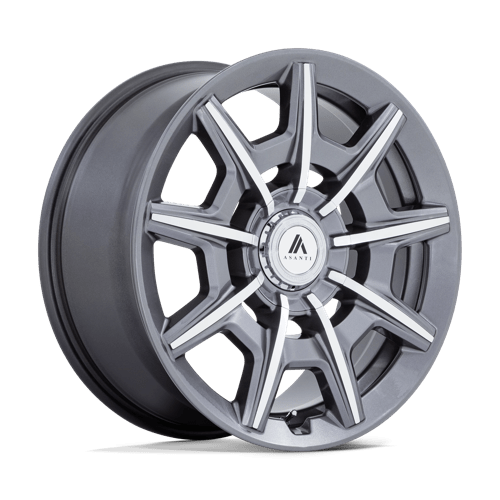 Asanti AB041 Esquire Gloss Anthracite Bright Machined Wheels