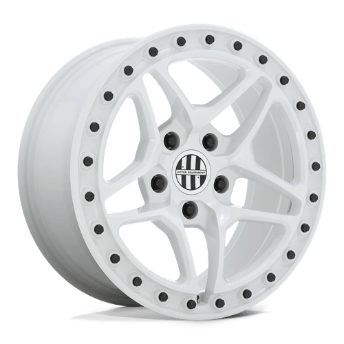 Victor Equipment Berg Gloss White With Black Bolts Wheels