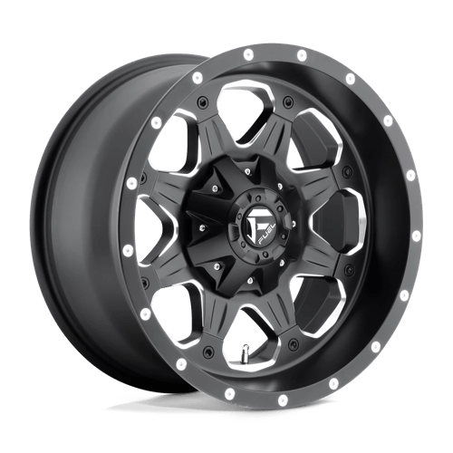 Fuel D534 Boost Matte Black Milled 1-Piece Wheels