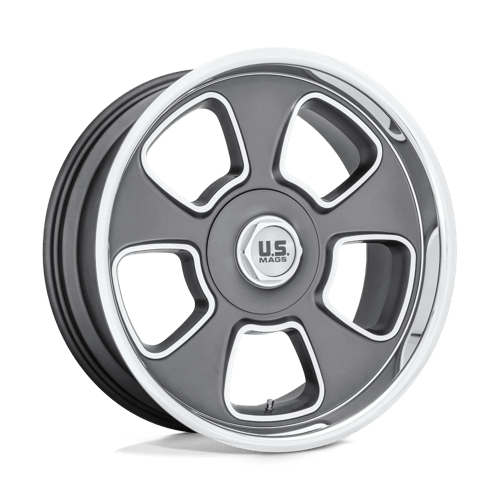 US Mags U125 Boulevard Matte Gunmetal 1-Piece Wheels