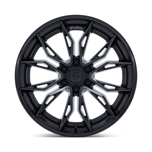 Fuel Off-Road FC404 Mutiny Matte Black with Gloss Black Lip Wheels, Fusion Forged