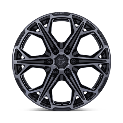 Fuel Off-Road FC886 Hammerhead Gloss Black Dark Tinted Clear Wheels, Cast Aluminum