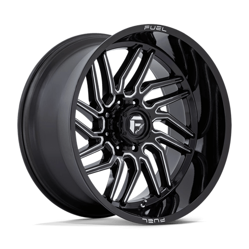 Fuel D807 Hurricane Gloss Black Milled 1-Piece Wheels