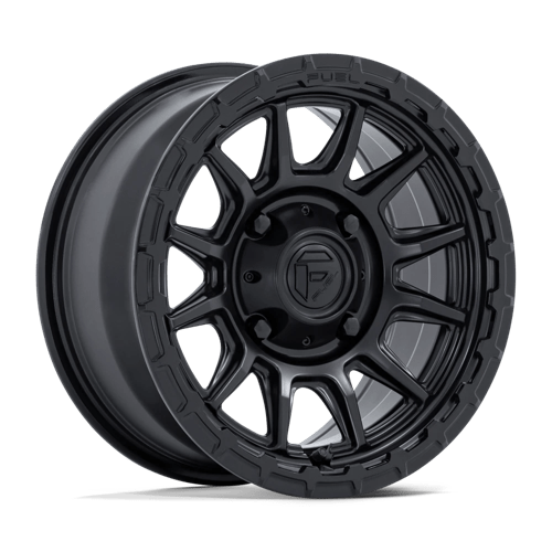 Fuel Off-Road FV866 Piston UTV Matte Black with Gloss Black Lip Wheels, Cast Aluminum