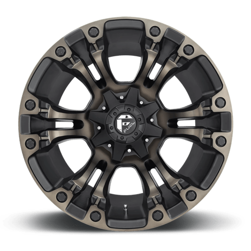 Fuel Off-Road D569 Vapor Matte Black Double Dark Tint Wheels, Cast Aluminum