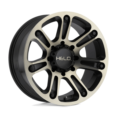 Helo HE904 Satin Black Machined Dark Tint Wheels