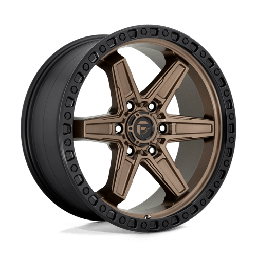 Fuel D699 Kicker Matte Bronze Black Bead Ring 1-Piece Wheels