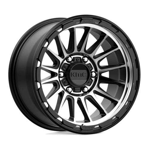 KMC KM542 Impact Satin Black Machined Wheels