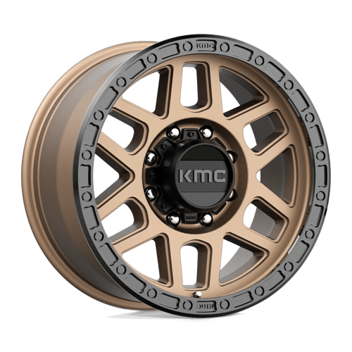 KMC KM544 Mesa Matte Bronze With Black Lip Wheels