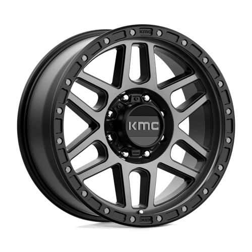 KMC KM544 Mesa Satin Black With Gray Tint Wheels