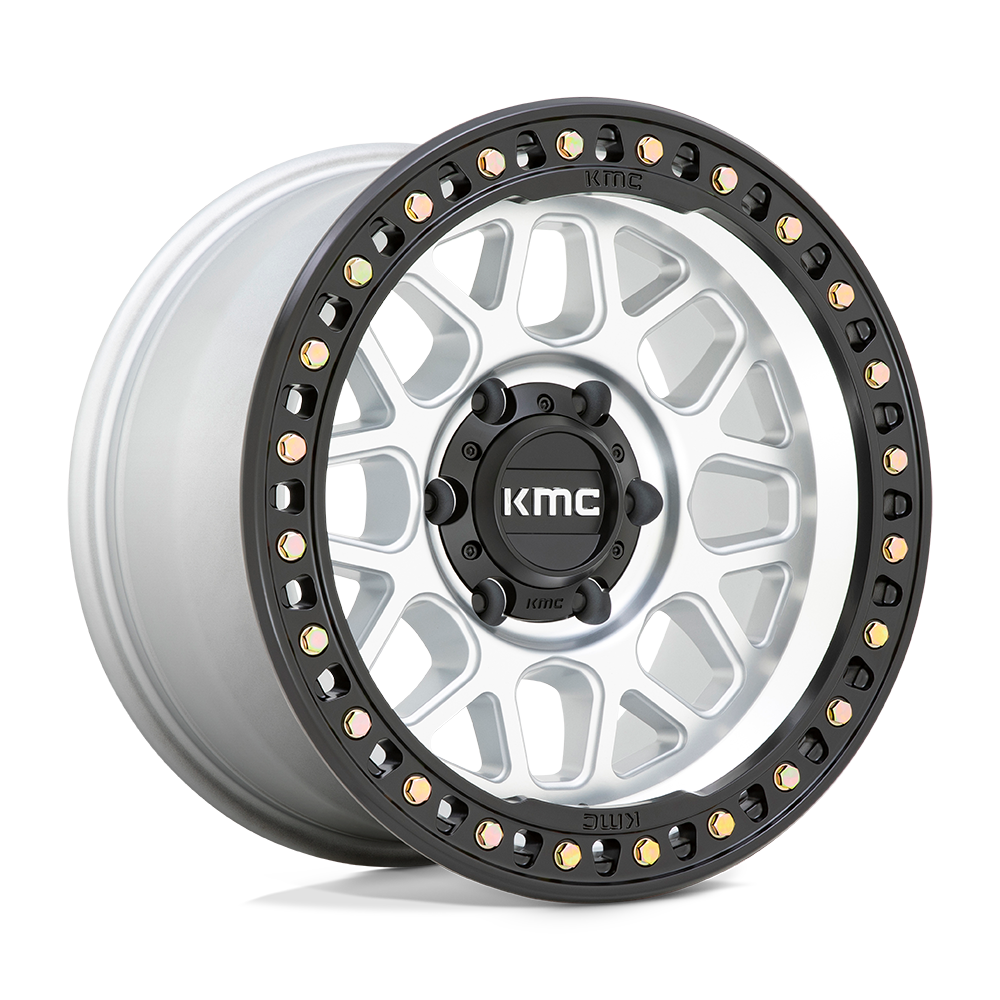 KMC KM549 GRS Machined With Satin Black Lip Wheels, Cast Aluminum