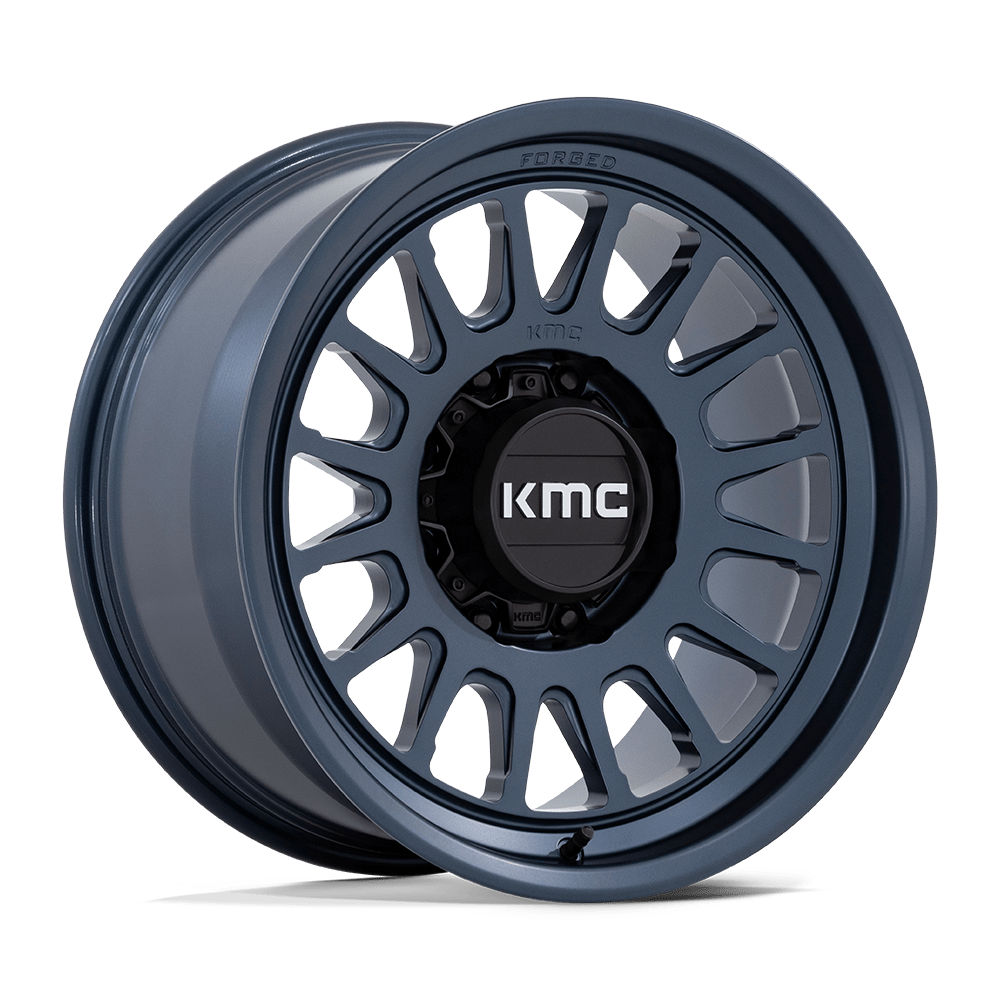 KMC KM452 Impact Forged Monoblock Metallic Blue Wheels