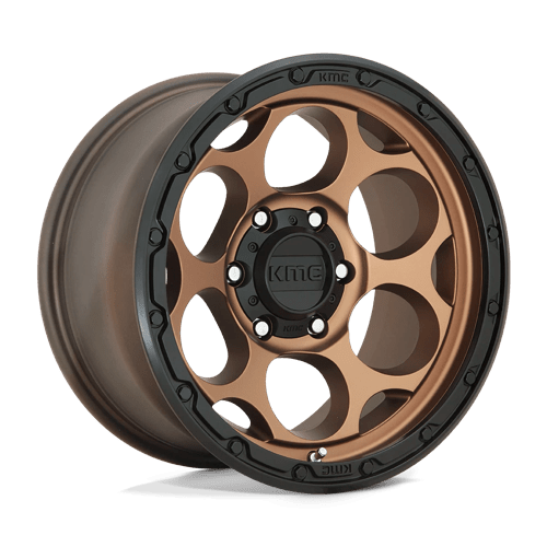 KMC KM541 Dirty Harry Matte Bronze With Black Lip Wheels