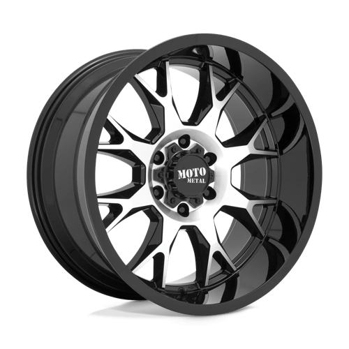 Moto Metal MO806 Gloss Black Machined Wheels
