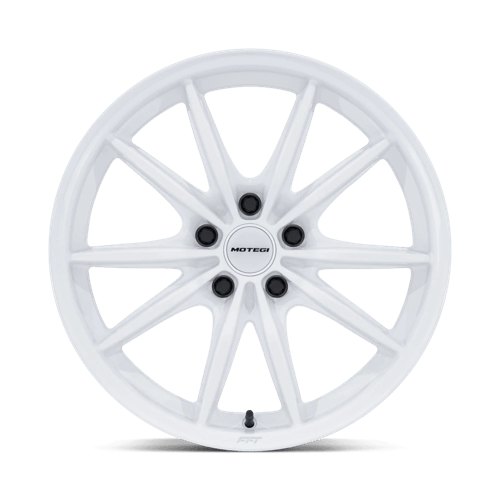 Motegi Racing MR162 Zentoku Gloss White Wheels, Flow Formed, Aluminum