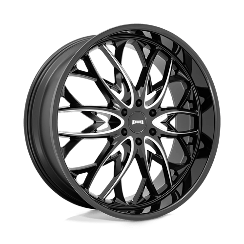 DUB S263 OG Gloss Black Milled 1-Piece Wheels