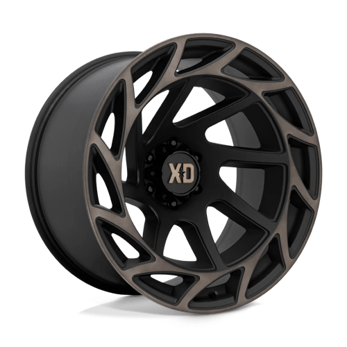 KMC XD860 Onslaught Satin Black With Bronze Tint Wheels