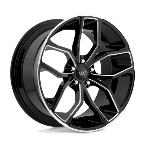 Foose F150 Outcast Gloss Black Milled 1-Piece Wheels