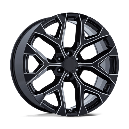 Performance Replicas PR177 Gloss Black Milled Wheels