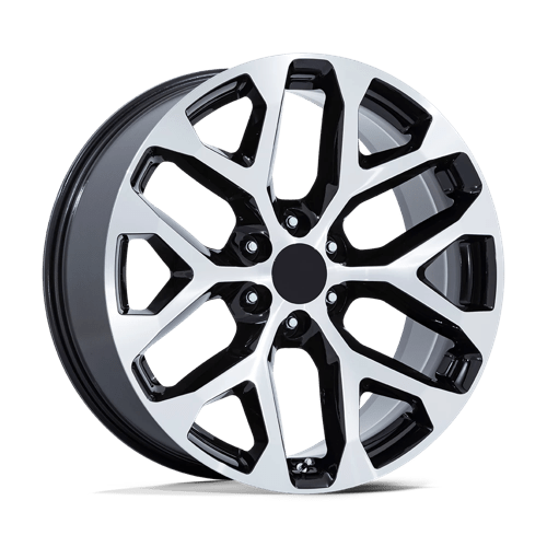 Performance Replicas PR177 Gloss Black Machined Face Wheels