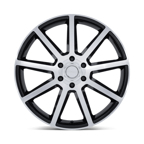 Petrol PE007 P6E Gloss Black with Machined Face Wheels, Cast Aluminum