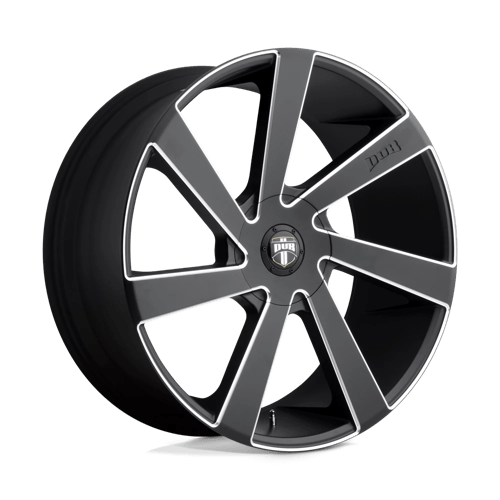 DUB S133 Directa Matte Black Milled 1-Piece Wheels
