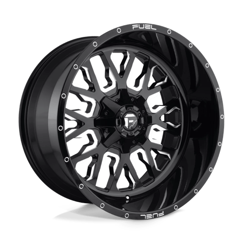 Fuel Stroke D611 Black Milled UTV Rims