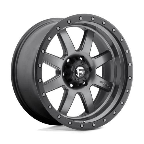 Fuel D552 Trophy Matte Gunmetal Black Bead Ring 1-Piece Wheels