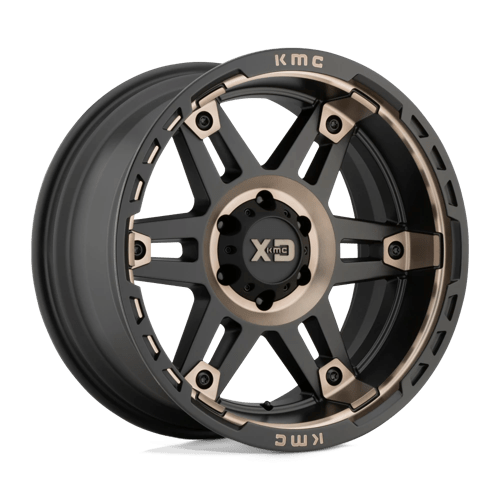 KMC XD840 Spy II Satin Black Dark Tint Wheels