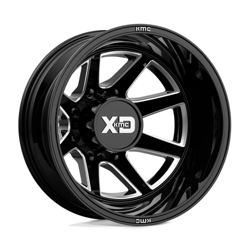 KMC XD845 Pike Dually Gloss Black Milled