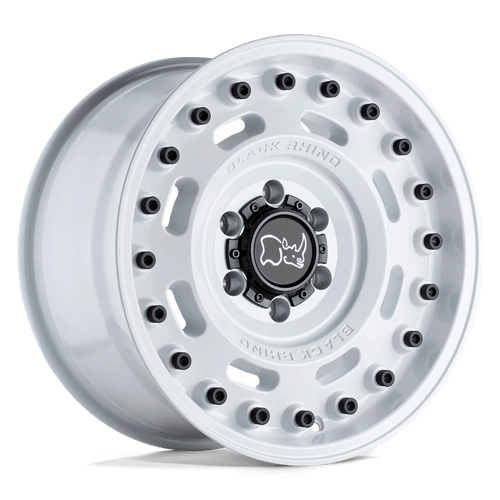 Black Rhino Axle Gloss White Wheels