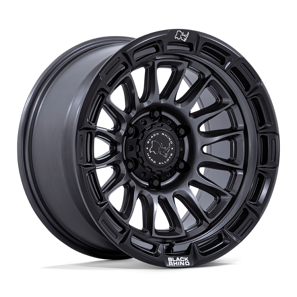 Black Rhino BR025 Rival Matte Gunmetal & Matte Black Lip Wheels