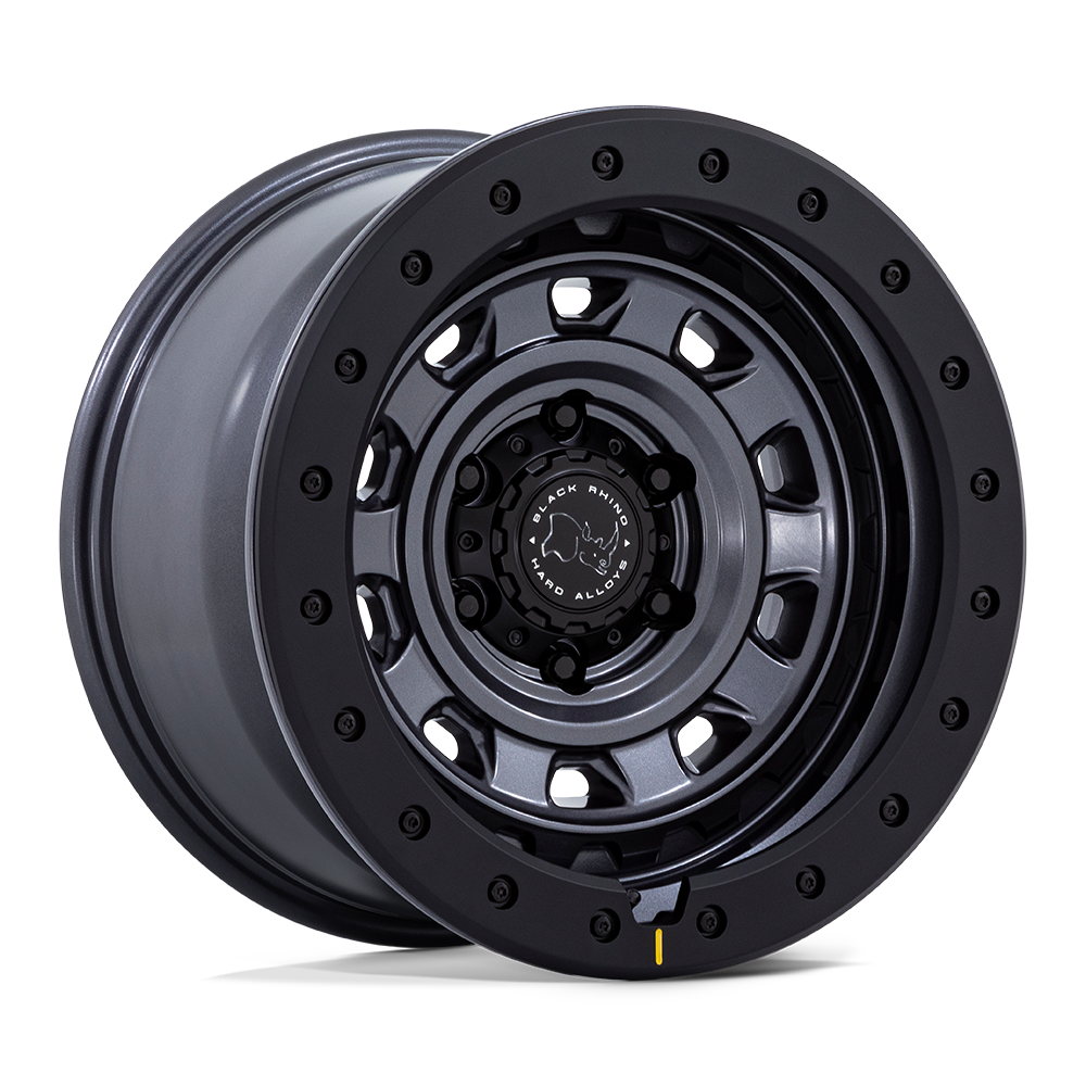 Black Rhino BR023 Xplorer Matte Gunmetal with Matte Black Lip Wheels, Cast Aluminum