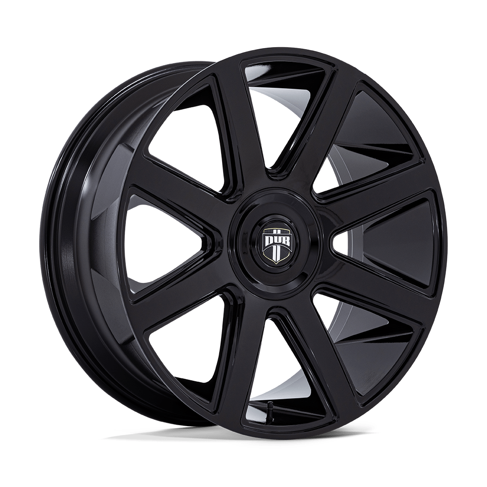 DUB DC273 Pull Gloss Black Wheels, Cast Aluminum