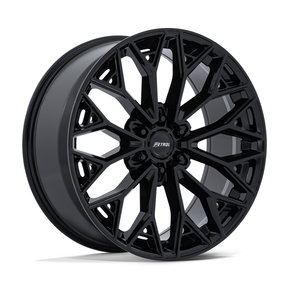 Petrol PE006 P5E Gloss Black Wheels, Cast Aluminum