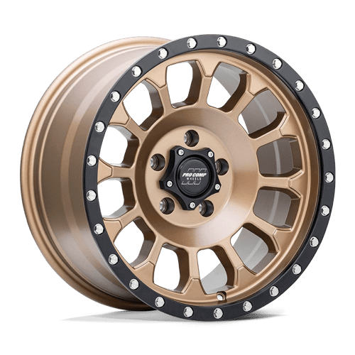 Pro Comp PA34 Rockwell Matte Bronze With Black Lip Wheels