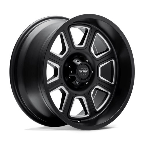 Pro Comp PA64 Gunner Satin Black Milled Wheels