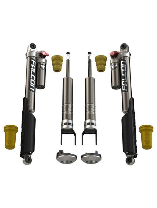 Falcon Ram 1500 2.25" Sport Tow/Haul Shock Leveling System, 2011-2024, Laramie, 06-04-32-400-002