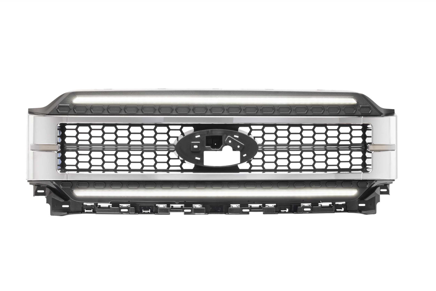 Morimoto Ford F-150 XBG LED Grilles, 2021+, Does Not Fit Raptor, Chrome Finish, White DRL, XBG23