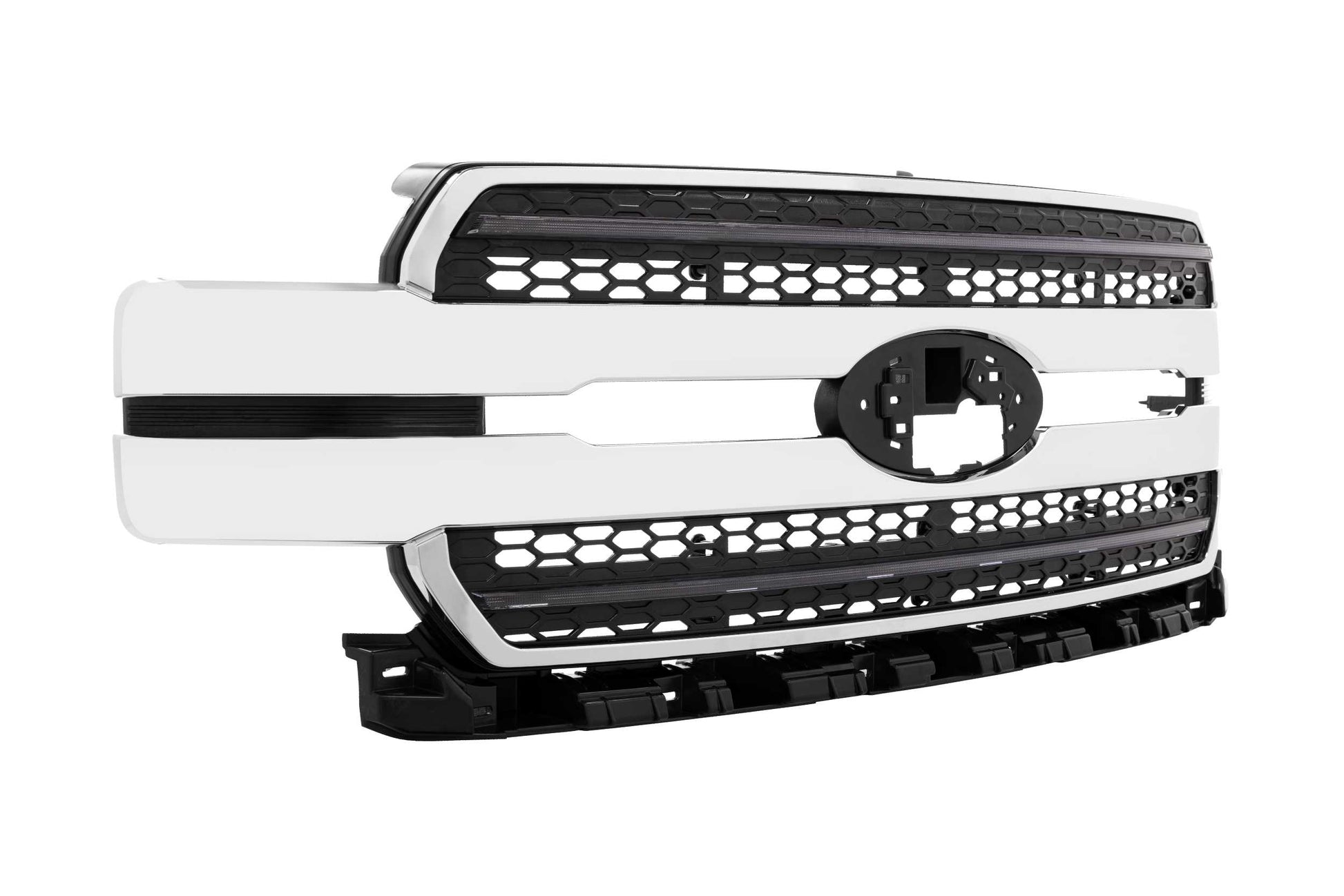 Morimoto Ford F-150 XBG LED Grilles, 2018-2020, All Models, Chrome Finish, White DRL, XBG17